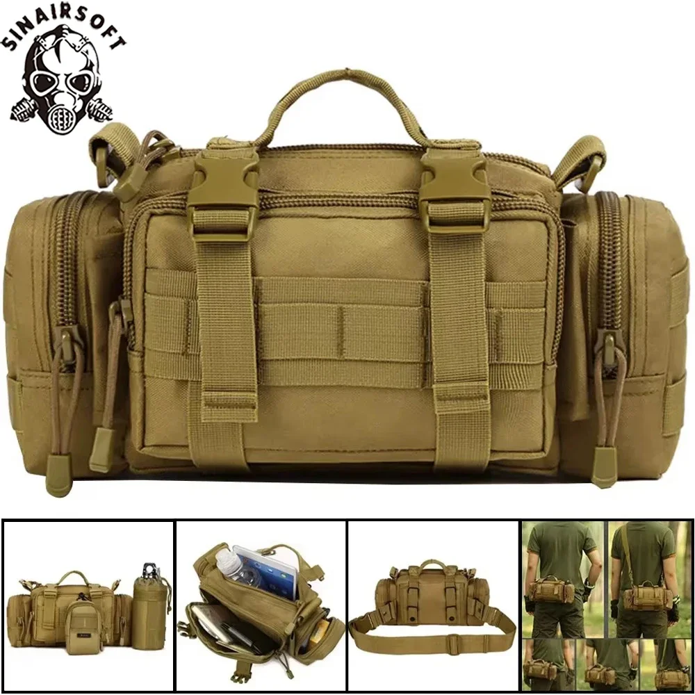 Bolsa de cintura táctica impermeable con sistema MOLLE - imagen 5