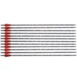 Flechas de carbono camuflaje woodland para arco compuesto