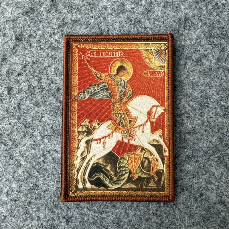 Parche táctico St. George con gancho y bucle para mochila - imagen 4