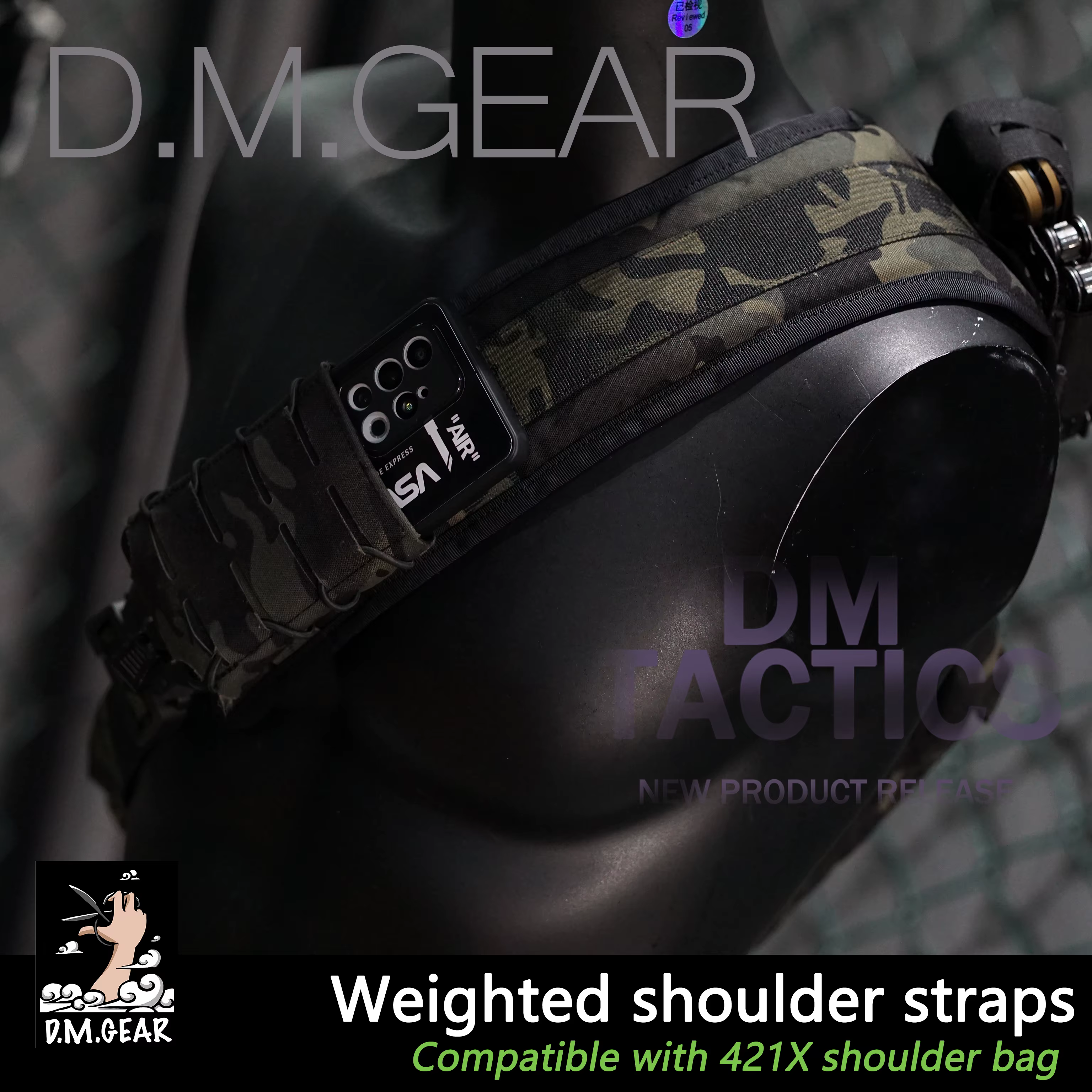 Correa táctica DMGear – Correa de hombro multifuncional para equipamiento - imagen 5