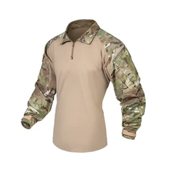 Camisa Táctica Hombre Manga Larga – Tejido Técnico para Caza y Senderismo