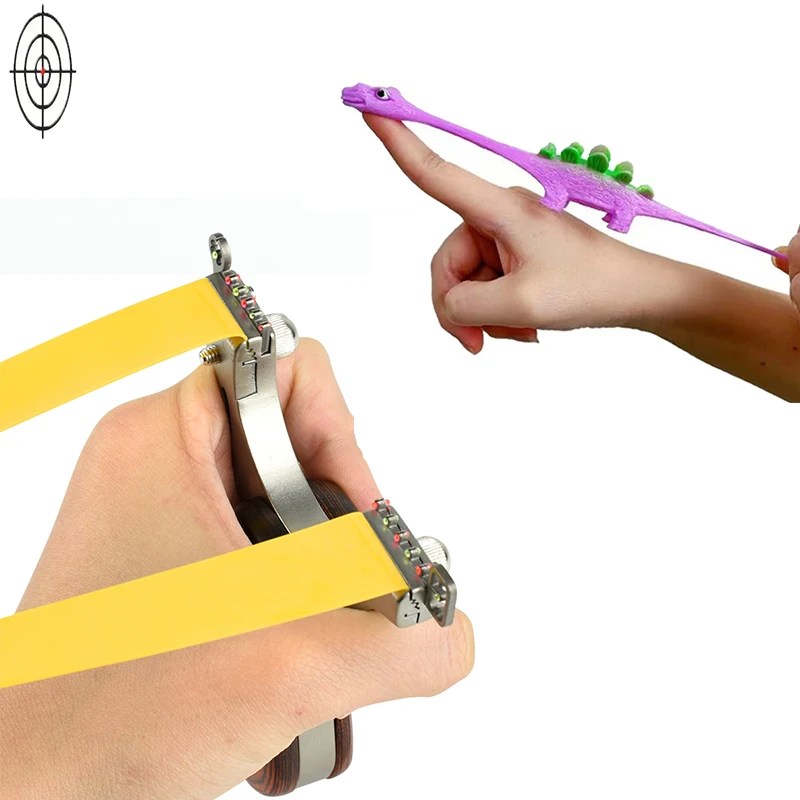 Tirachinas Acero Inoxidable Mango Madera – Catapulta Tradicional para Cazador - imagen 3