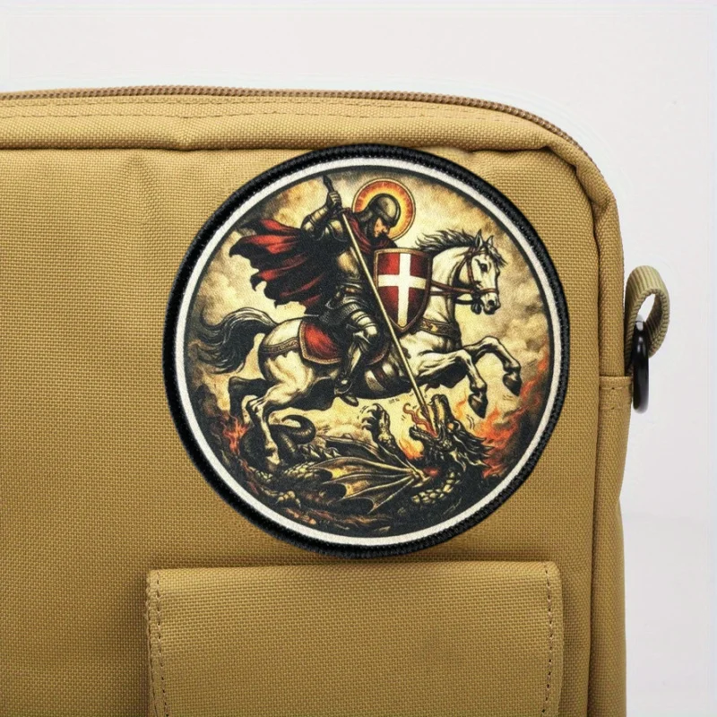 Parche de San Jorge termoadhesivo para chaleco táctico y gorras