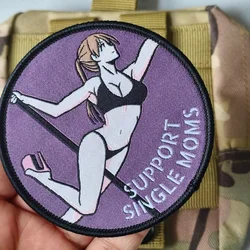 Parche táctico anime gancho y bucle para mochila, ropa