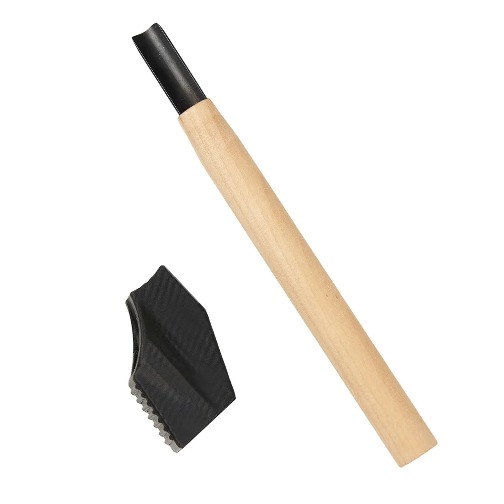 Raspador de plumas para flechas de arquería de madera - imagen 2