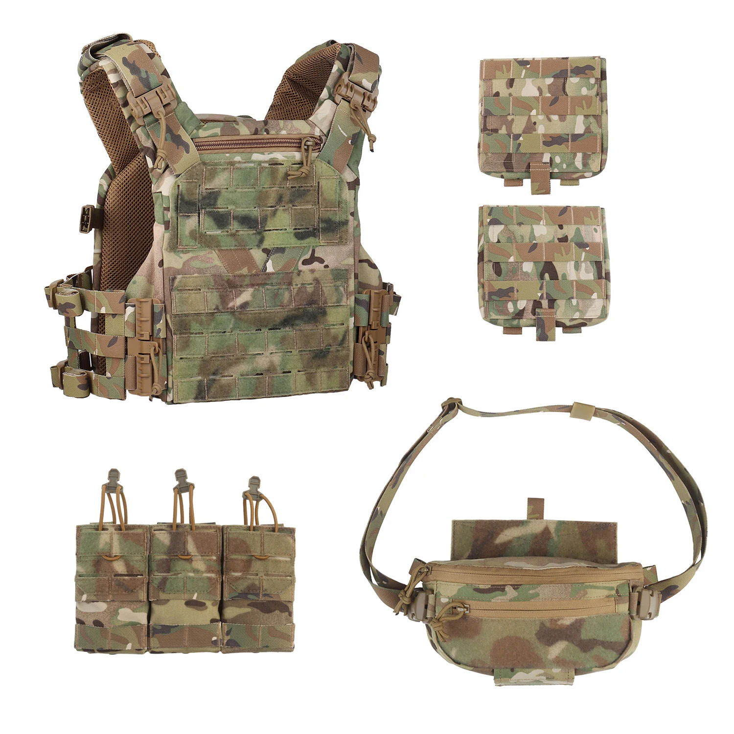 Poseidon Defense Plate Carrier 3.0 – Chaleco portaplacas MOLLE