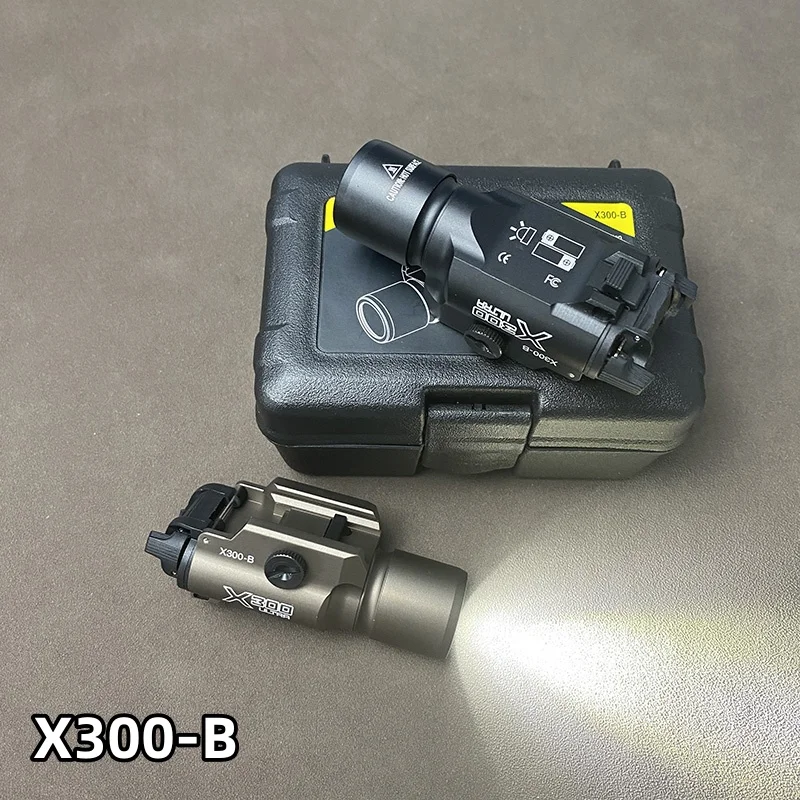 Linterna táctica SF X300B de riel Picatinny, luz LED blanca - imagen 3