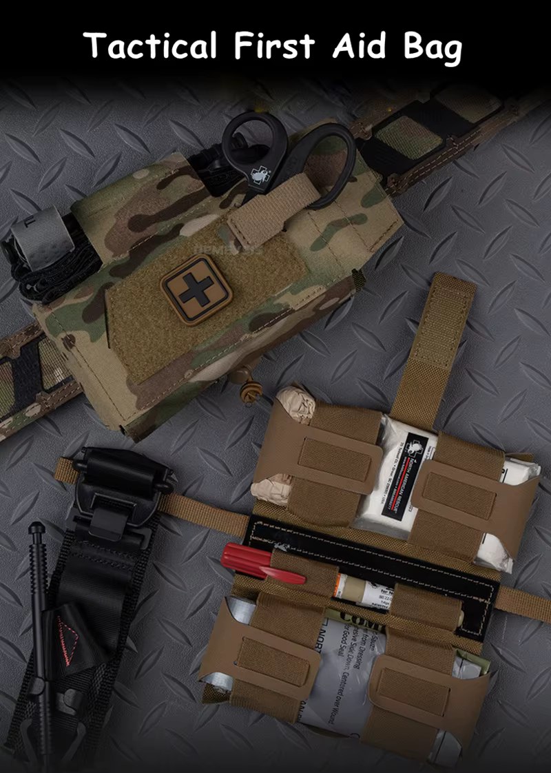 Bolsa compacta para trauma IFAK en vista general