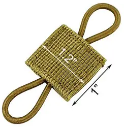 Retenedor táctico MOLLE para sujetar antenas y equipo de caza