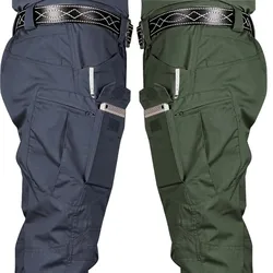 Pantalones tácticos hombre ripstop secado rápido desgaste carga