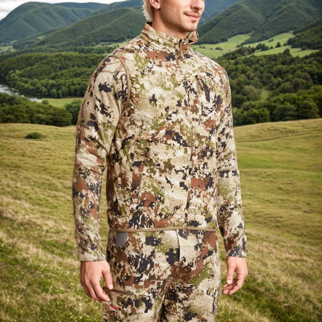 Chaleco táctico camuflaje caza y pesca otoño-invierno hombre - imagen 5
