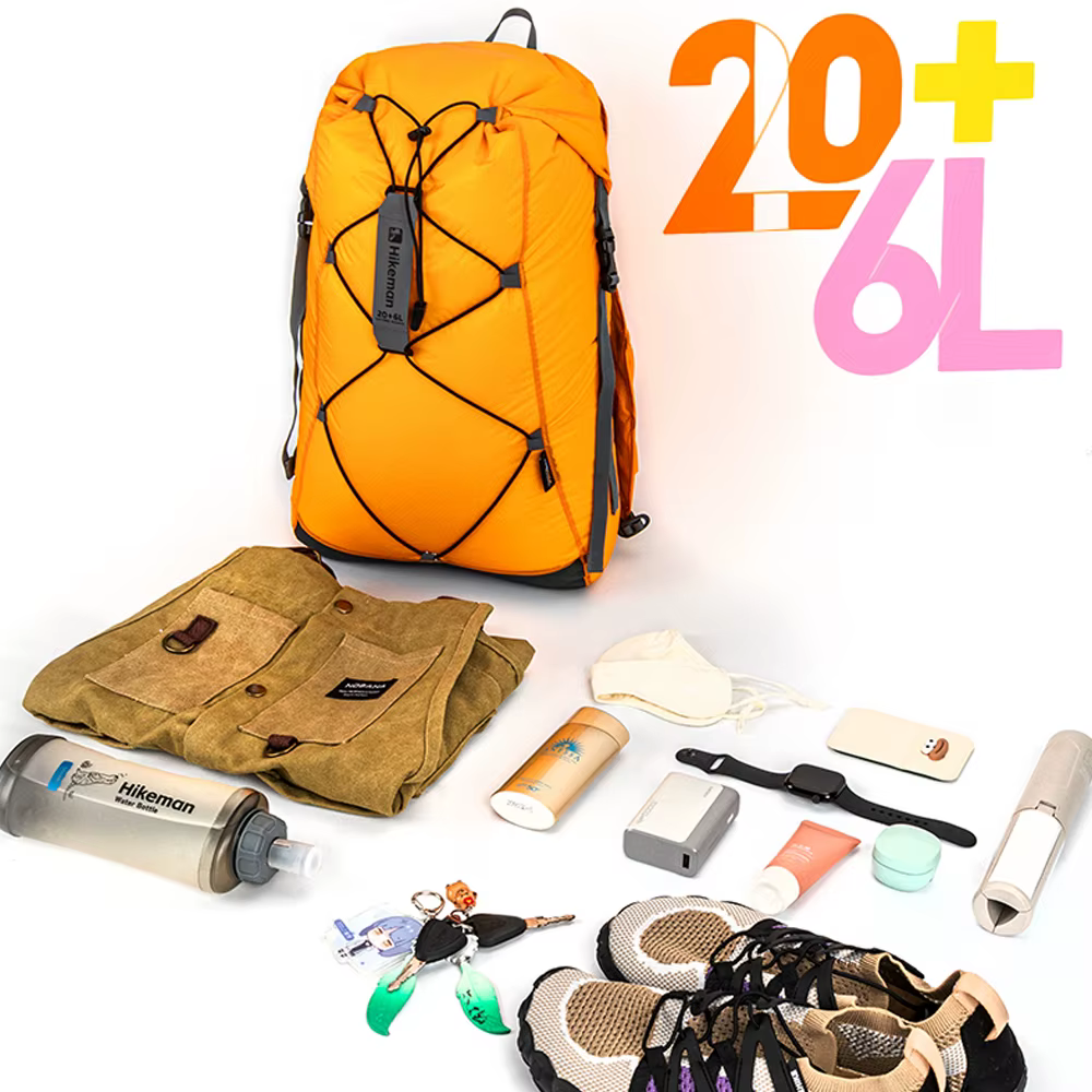 Mochila senderismo impermeable ligera plegable gran capacidad acampar - imagen 4
