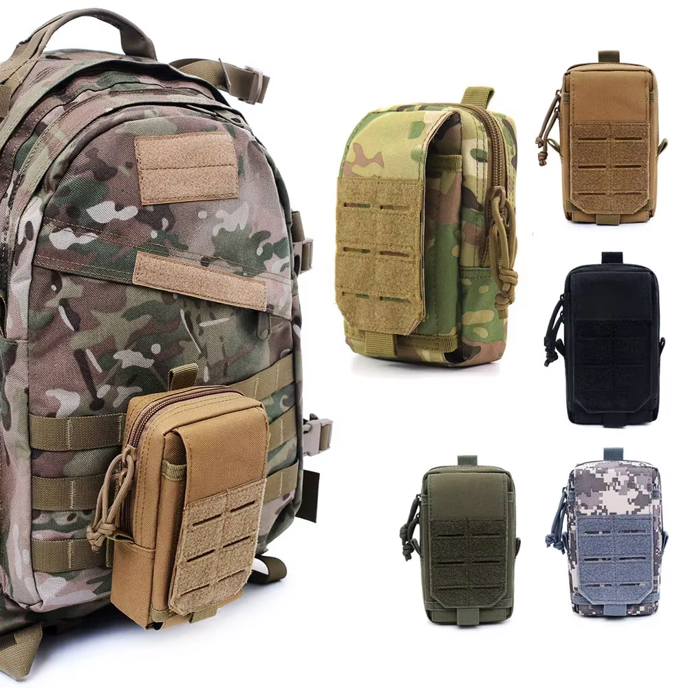 Bolsa táctica MOLLE 1000D para exteriores - riñonera EDC y funda móvil - imagen 5