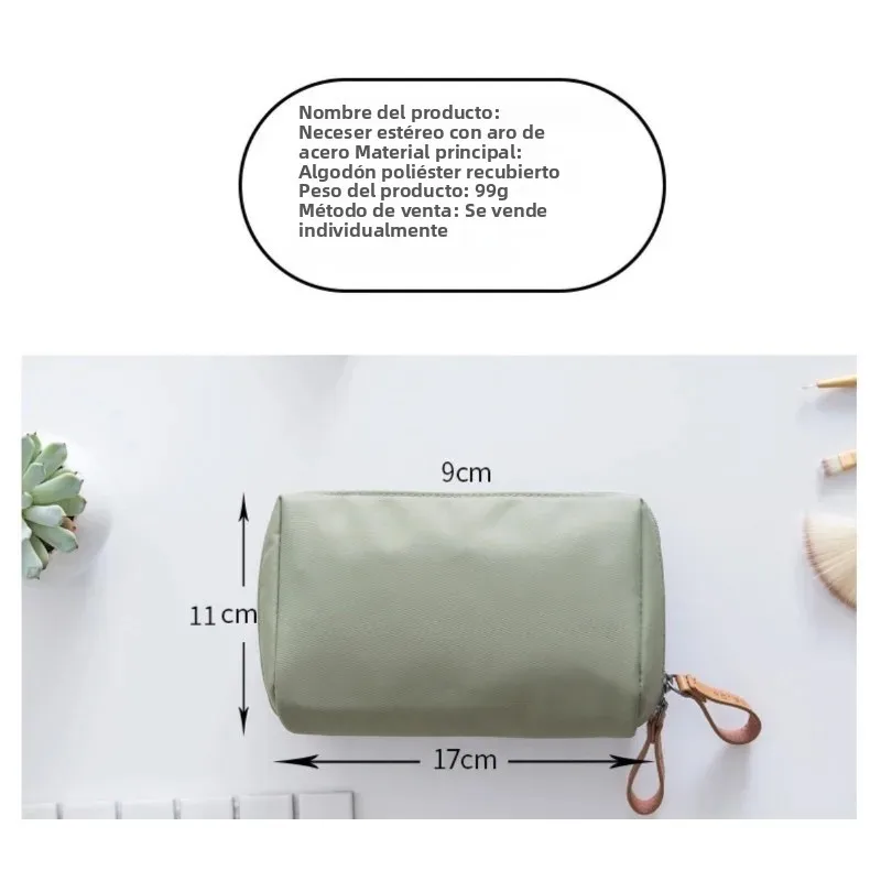 Bolsa de cosméticos mini resistente para viaje, neceser portátil - imagen 5