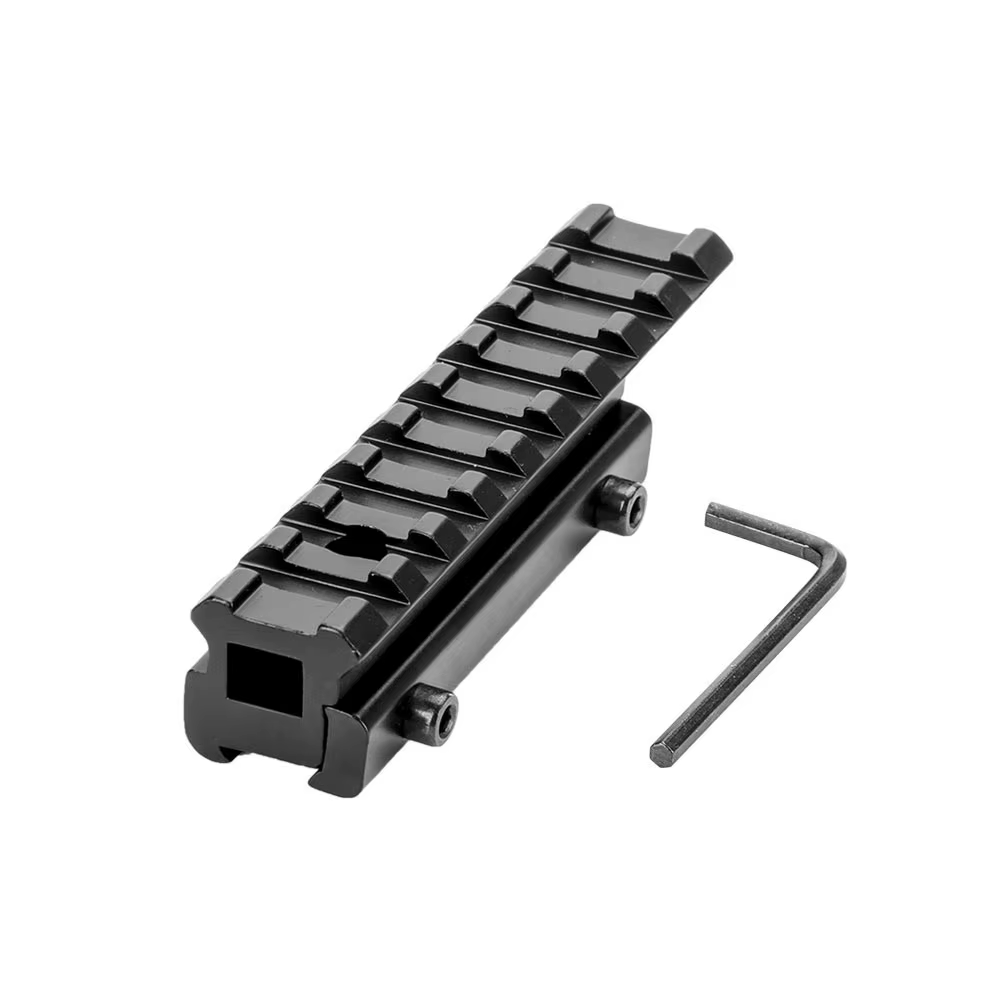 Adaptador riel Picatinny cola de milano elevador para pistola - imagen 3