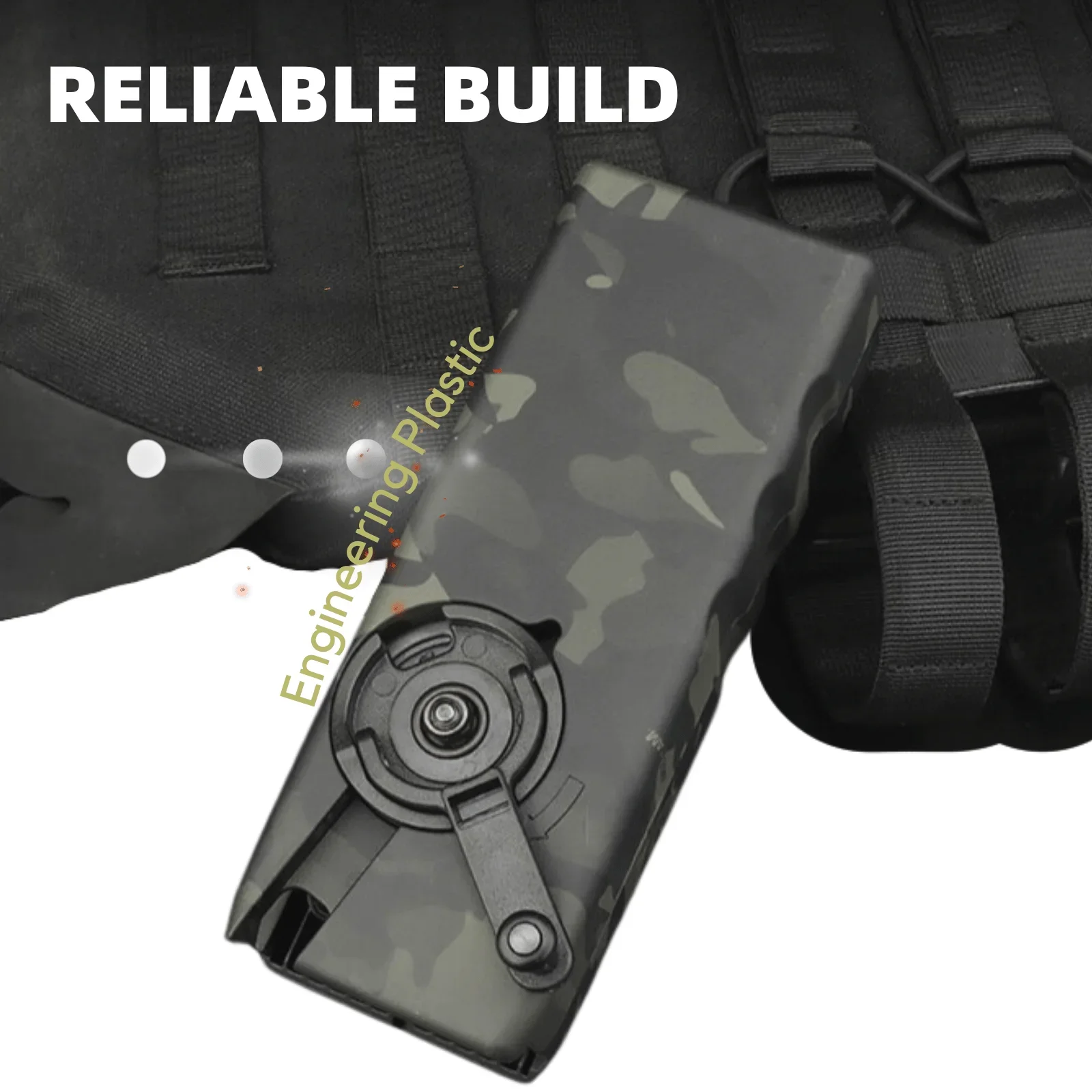 Estructura de plástico del cargador rápido para airsoft