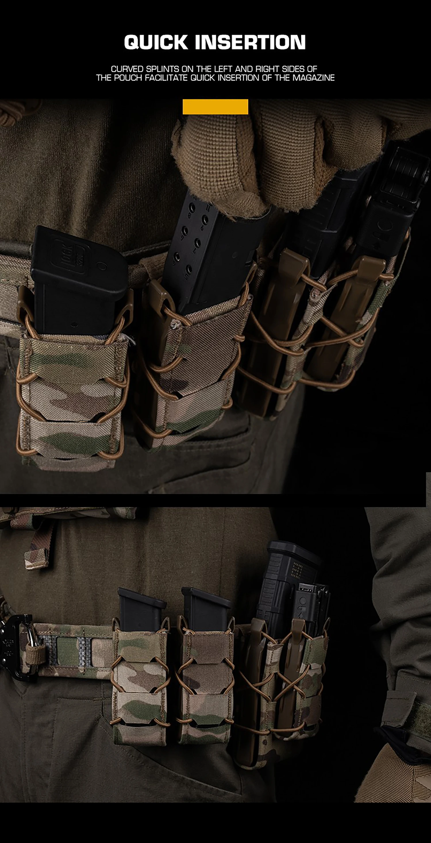 Funda EDC para linterna y accesorios compactos