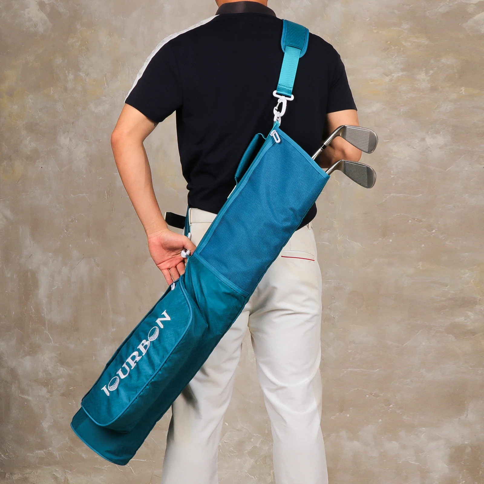 Tourbon Bolsa de Transporte Impermeable Plegable para Golf - imagen 2