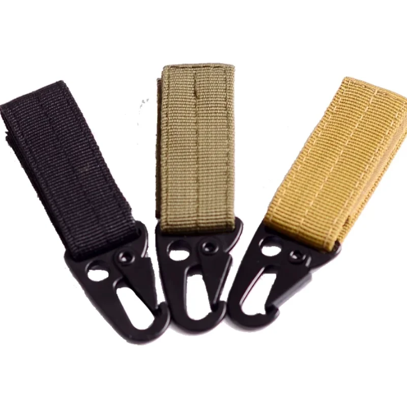 Olecranon gancho MOLLE de mosquetón para llavero táctico nailon - imagen 2