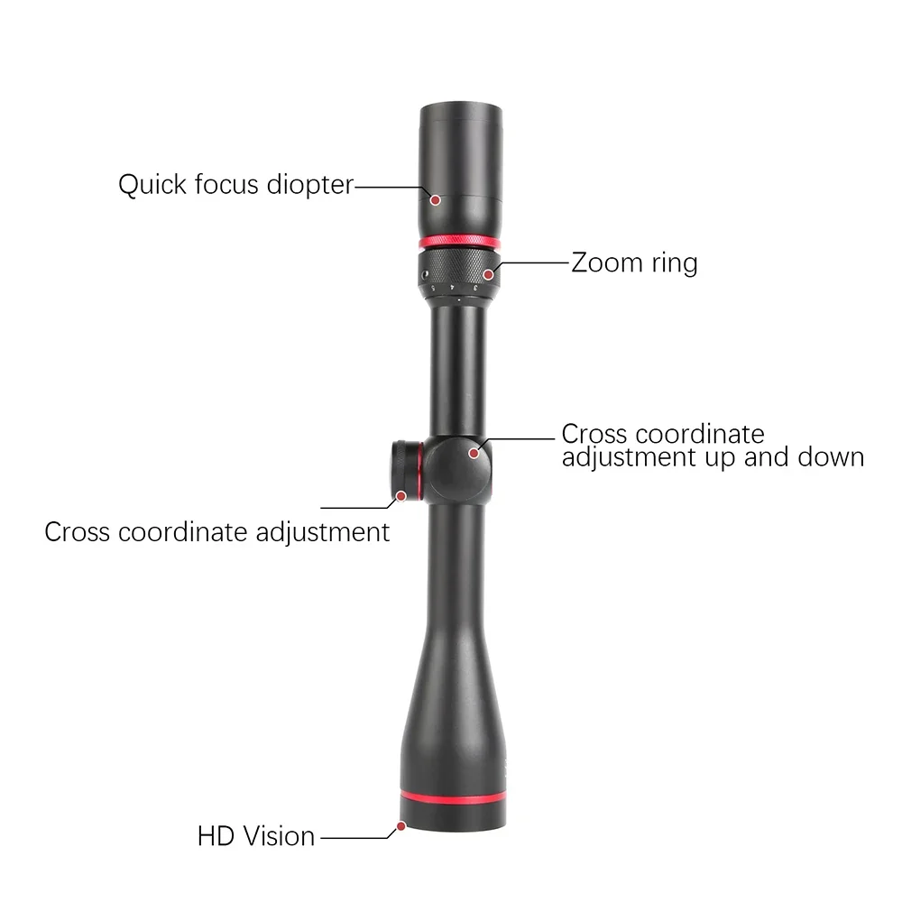 T-EAGLE Optic SR mira telescópica táctica para rifle WA HK - imagen 3