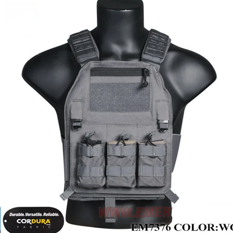 Chaleco táctico Emersongear Plate Carrier MOLLE para placa balística - imagen 5