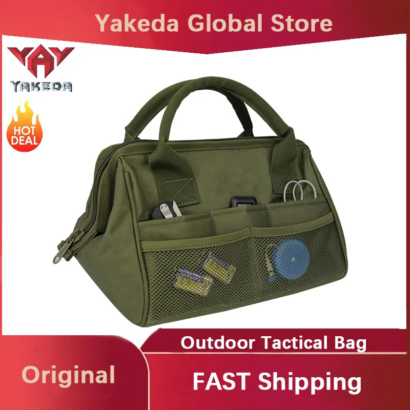 YAKEDA Bolsa tactica 600D impermeable - resistente y multifuncional - imagen 2