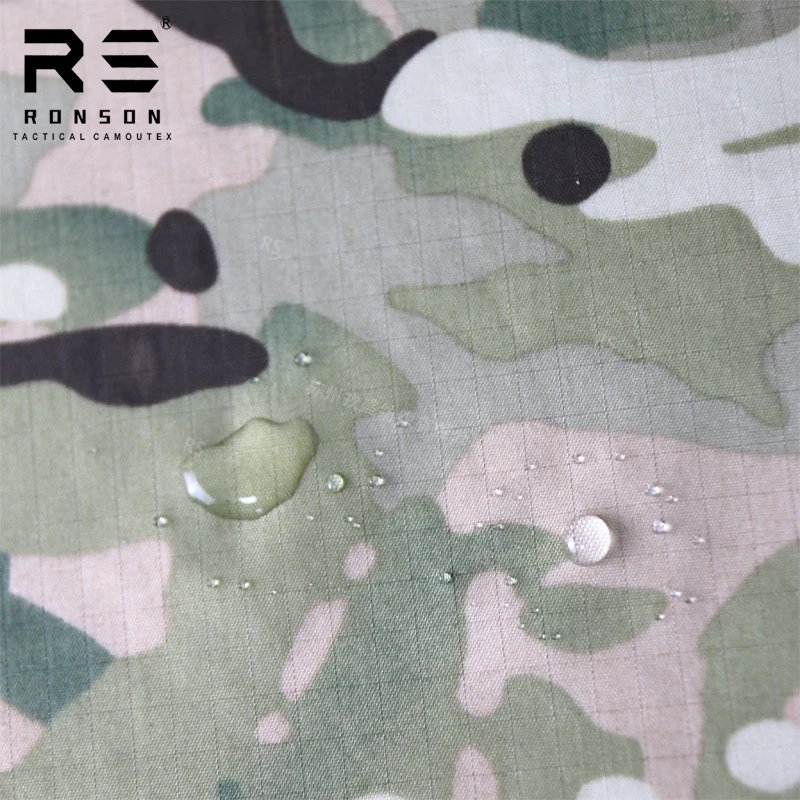 Tela táctica camuflaje MC ripstop para confección