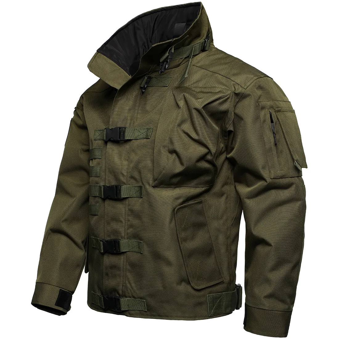 Chaqueta táctica Windblock impermeable caza montaña - imagen 3