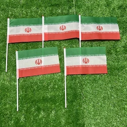Sky Bandera nacional de Irán con poste de plástico