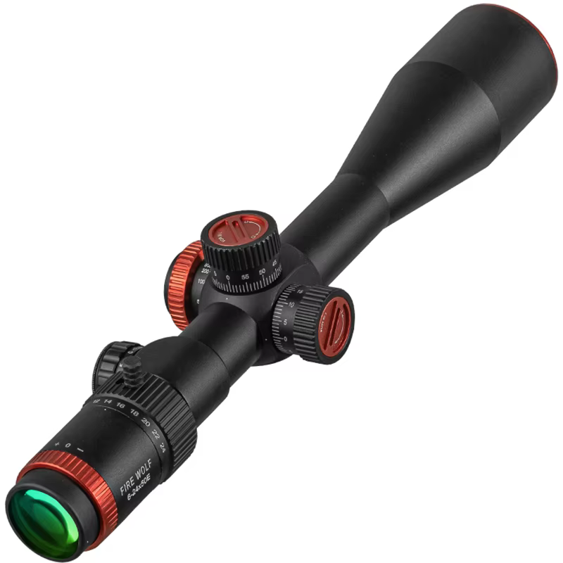 FIRE WOLF QZ 6-24x50E Mira telescópica táctica retícula roja/verde caza - imagen 4