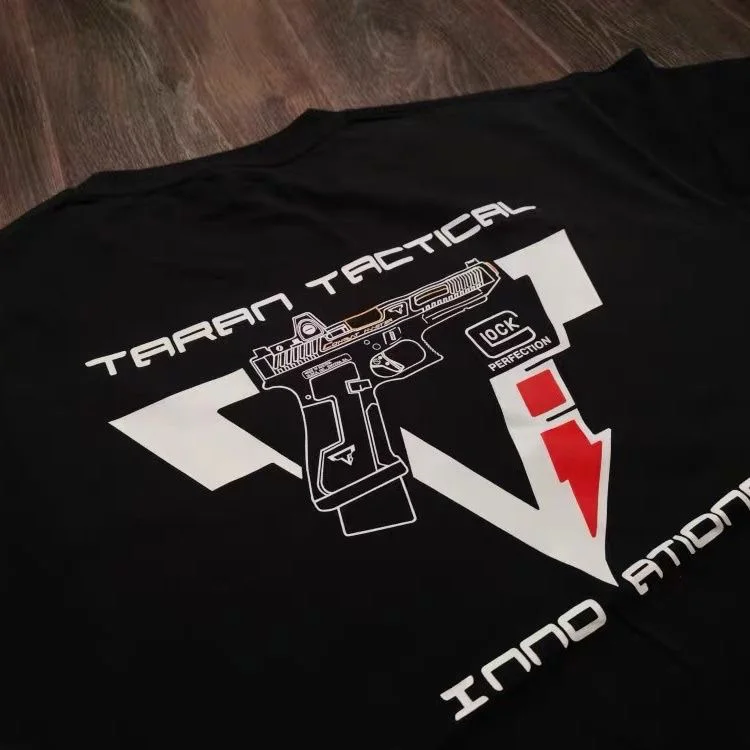 Camiseta táctica manga corta cuello redondo estampado americano - imagen 3
