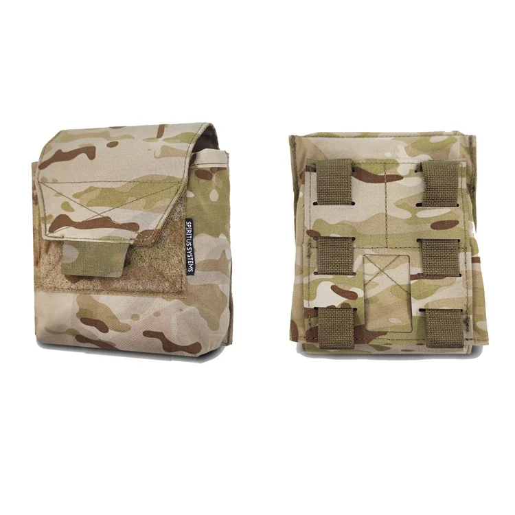 Bolsa táctica MOLLE en patrón Multicam