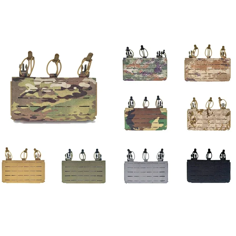 Bolsa porta-cargadores táctica MOLLE Multicam Airsoft corte láser