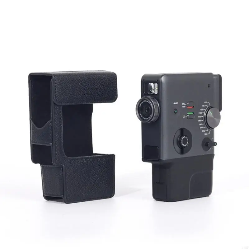 Mini Evo Cinema funda cámara cuero PU liberación rápida con correa