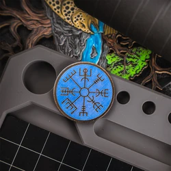 pulsera táctica metal brújula titanio para chaleco