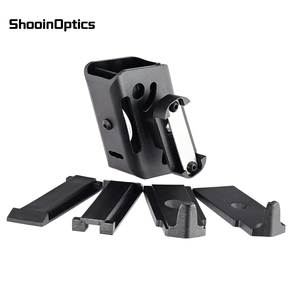 Funda táctica para cargador de pistola IPSC USPSA en aluminio - imagen 5