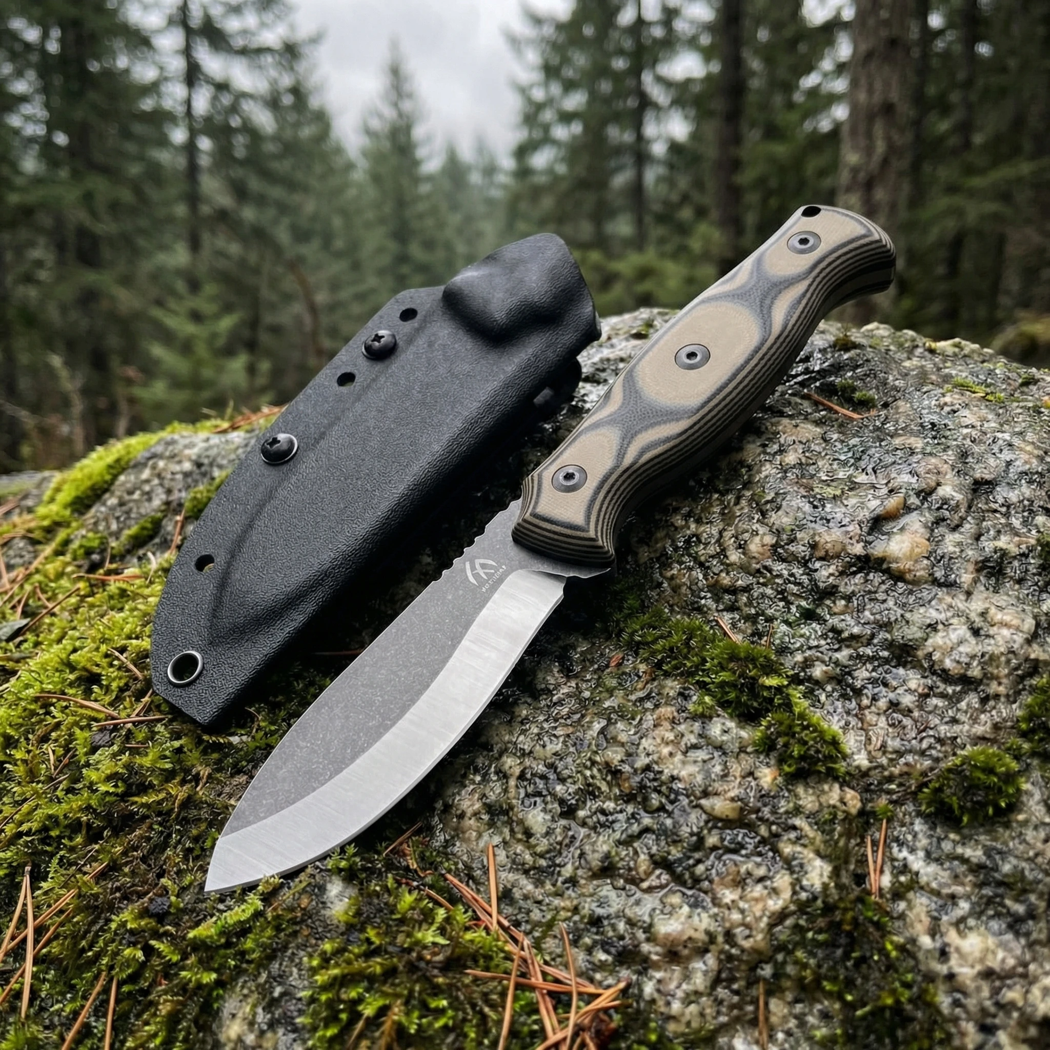 Cuchillo táctico de hoja fija para emergencias en exteriores robusto - imagen 5