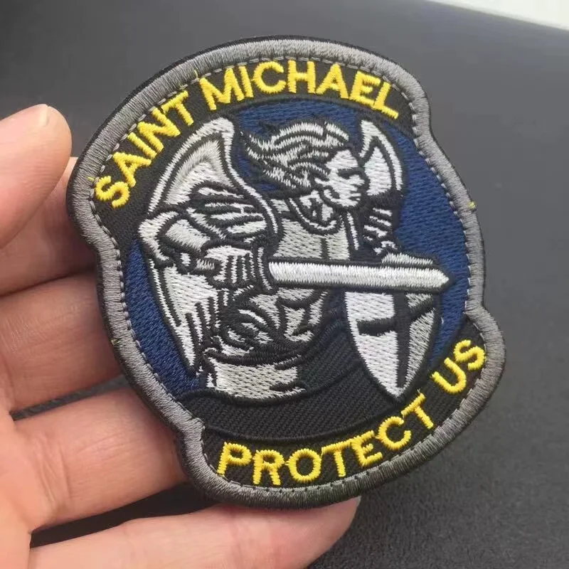 Parche táctico Saint Michael gancho y bucle – Insignia militar - imagen 4