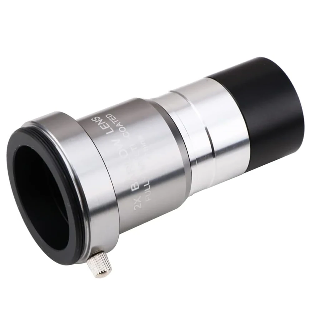 Accesorio Barlow para ampliar el aumento de un ocular astronómico