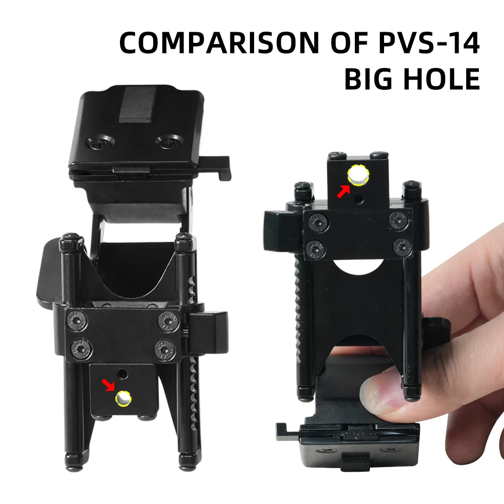 BOOIU Soporte PVS-14 con roscas preperforadas para instalación - imagen 3