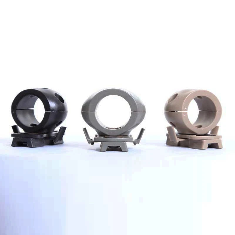 Linterna táctica para casco con luz estroboscópica y clip