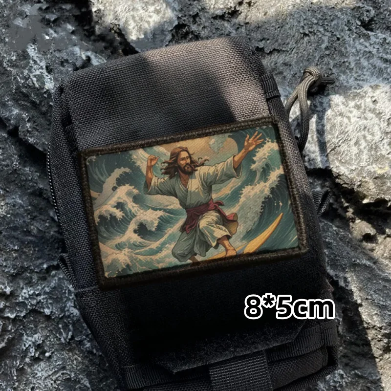 Parche moral táctico velcro – Diseño divertido para Equipo MOLLE - imagen 5