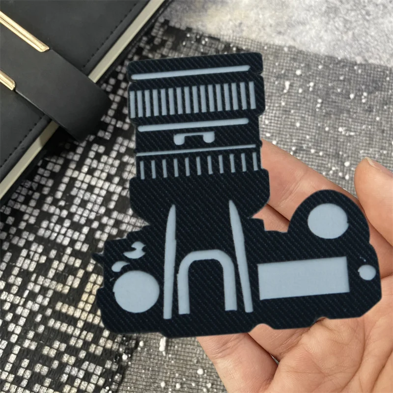 Parche moral fotógrafo DSLR con velcro gancho y bucle para mochila - imagen 2
