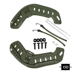 Riel lateral táctico ABS para casco MICH2000 sistema ARC