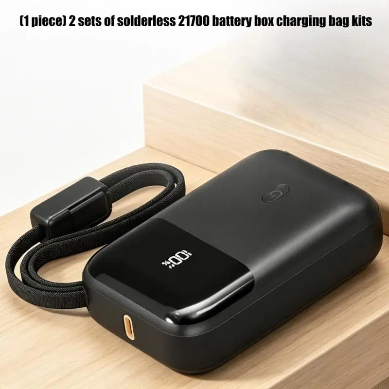 Caja baterías 21700 sin soldadura, almacenamiento ligero - imagen 3