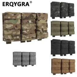 ERQYGRA Bolsa MOLLE porta-munición triple rápida – Táctica