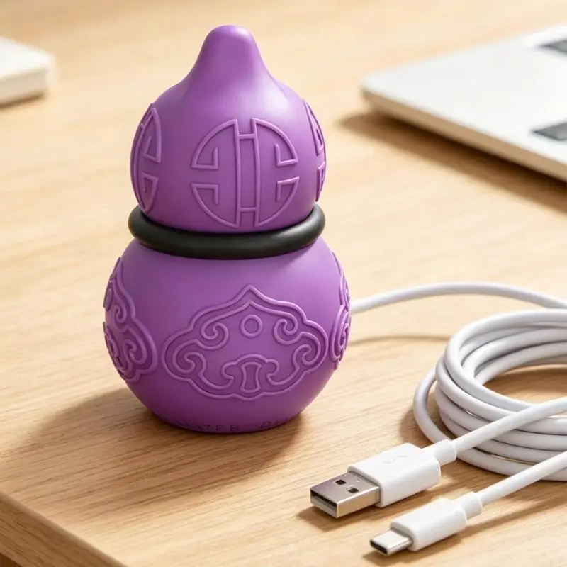 Organizador de cables silicona con forma calabaza y almacenaje