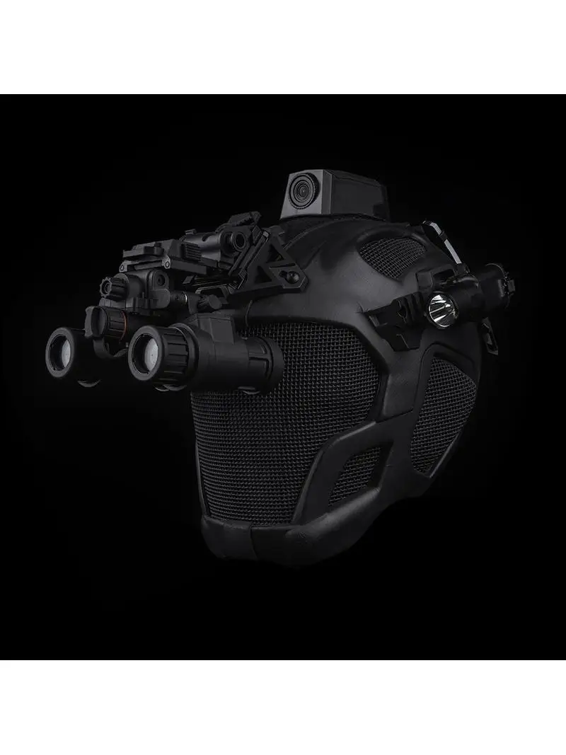 Casco táctico W23 ligero EVA con máscara facial antiimpactos - imagen 2
