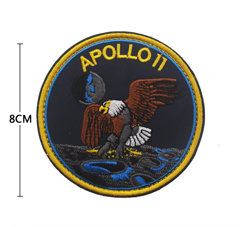 Parche bordado NASA Apollo espacial para chaleco táctico