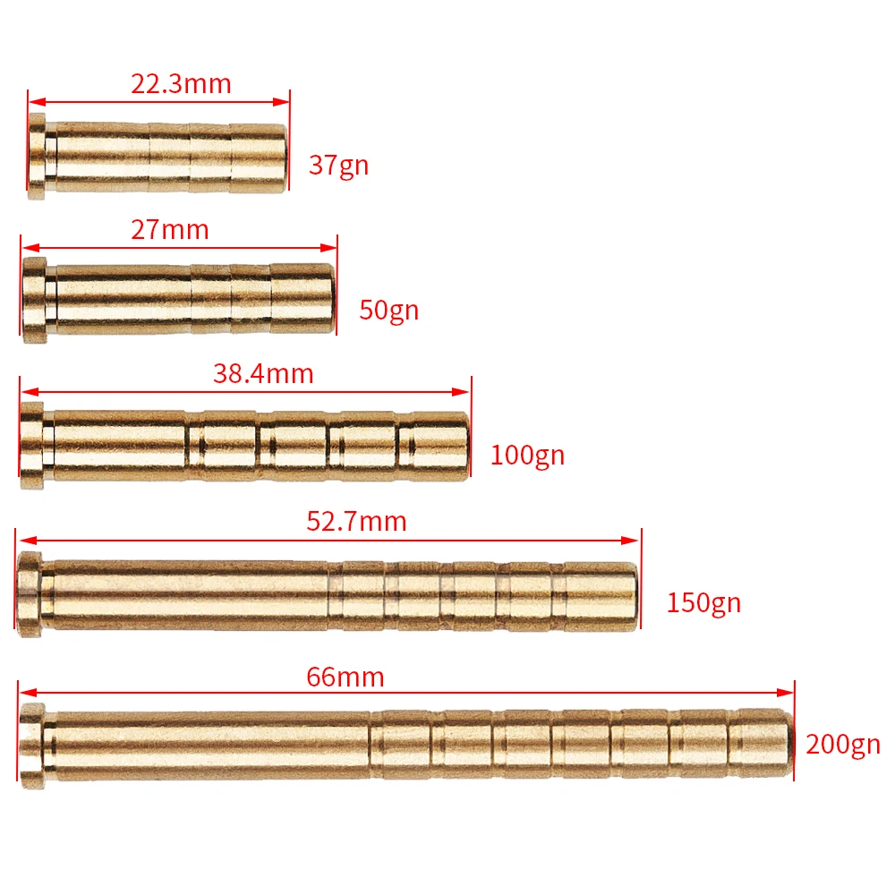 Inserto cobre para flechas de arco – Conector grain 6,2mm - imagen 4